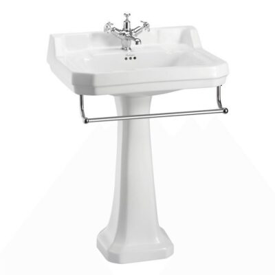Burlington Edwardian 61cm Basin with Standard Pedestal - Image 2