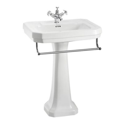 Burlington Victorian 61cm Basin with Standard Pedestal - Image 2