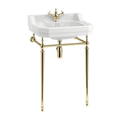 Edwardian-560mm-Basin-with-Gold-Washstand