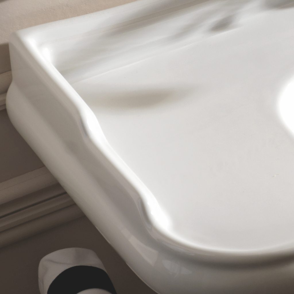 Retro 100cm Console Basin on Ceramic Brackets