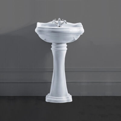 retro 55cm basin & Pedestal