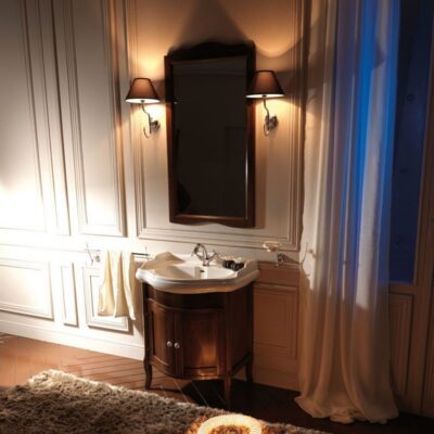 Retro 73cm Vanity Cabinet and Washbasin - Image 2