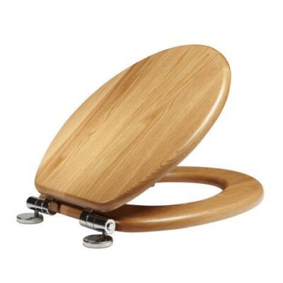 Roper Rhodes Traditional Oval Toilet Seat - Natural Oak - Image 2