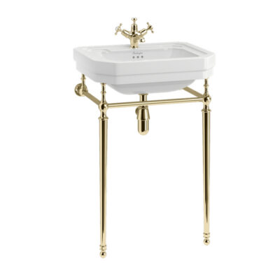 Burlington Victorian 56cm Basin with Stand - Image 2