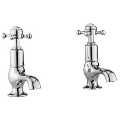 Belgravia Crosshead Basin Taps (Short Spout)