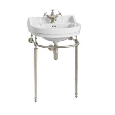 burlington-56cm-basin-with-brushed-nickel-washstand