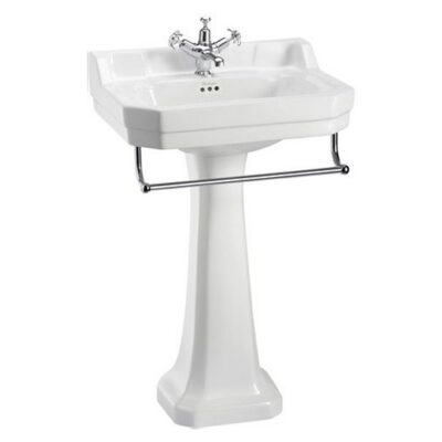 Burlington Edwardian 56cm Basin with Standard Pedestal - Image 2