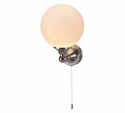 Burlington Edwardian Single Round Light with Pull Cord