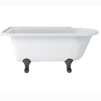 Burlington Hampton 150cm Left Handed Showering Bath with Standard Feet - Image 3