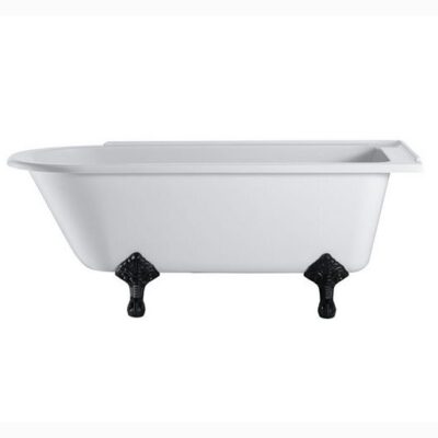Burlington Hampton 170cm Right Handed Showering Bath with Standard Feet - Image 2