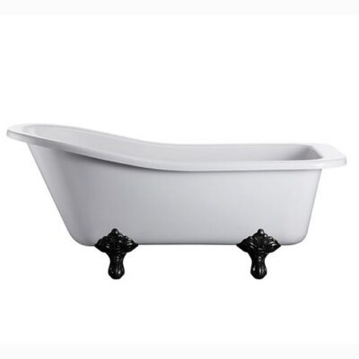 Burlington Harewood Slipper Bath with Standard Feet - 1690mm - Image 3