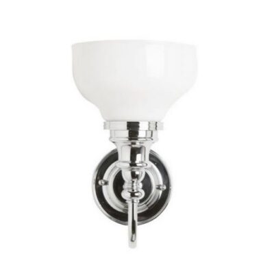 Burlington Ornate Base Light with Cup Frosted Glass Shade