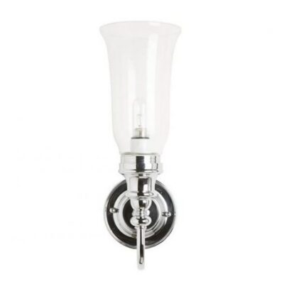 Burlington Ornate Base Light with Vase Clear Glass Shade