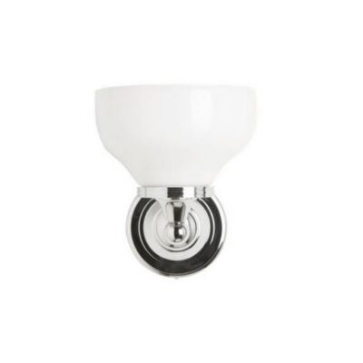 Burlington Round Base Light with Cup Frosted Glass Shade