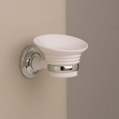 Edwards & Co Porcelain Soap Dish and Holder