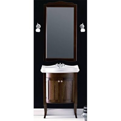 Retro 69cm Vanity Cabinet and Washbasin - Image 2