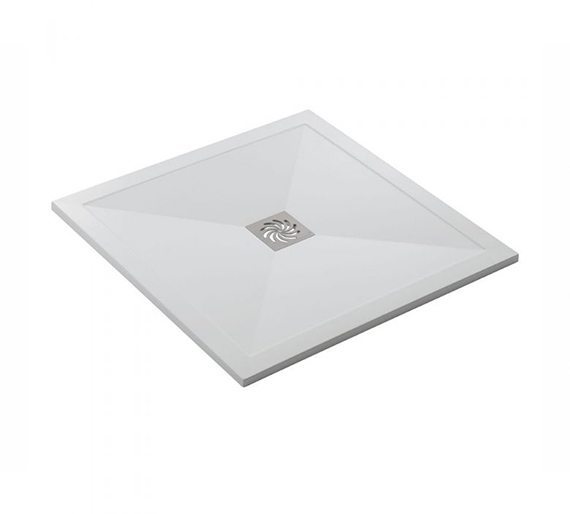 Square 25mm Stone Resin Shower Tray Old Fashioned Bathrooms