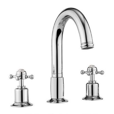 Belgravia Crosshead 3 Hole Bath Filler