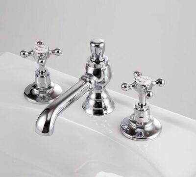 Edwards & Co 3 Hole Basin Mixer with Colonial Spout