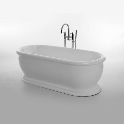Aldo Acrylic Roll Top Bath 1745mm Old Fashioned Bathrooms