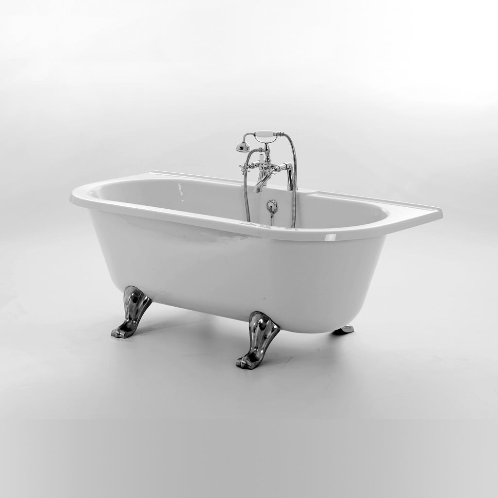 Balmoral Acrylic Roll Top Bath 1680mm Old Fashioned Bathrooms