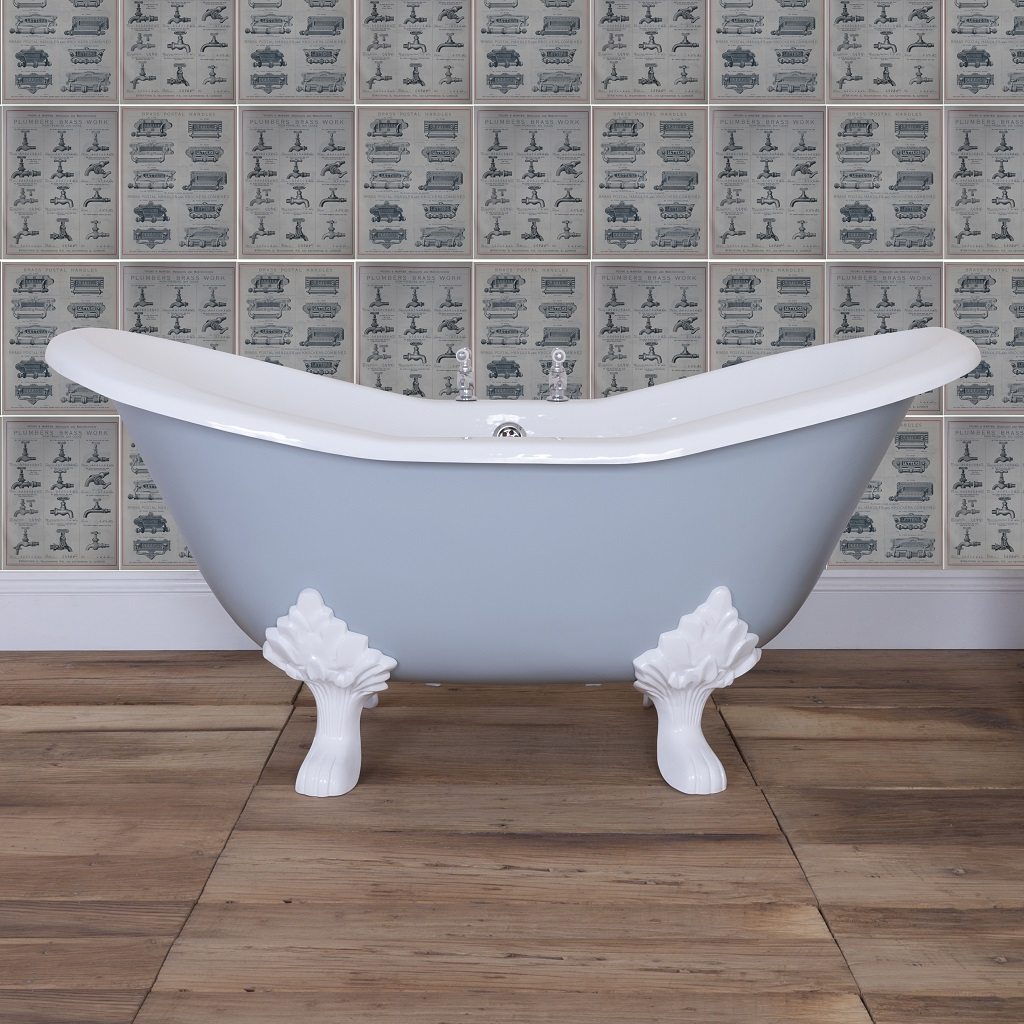 Cast Iron Raised Double Ended Bath 1560mm