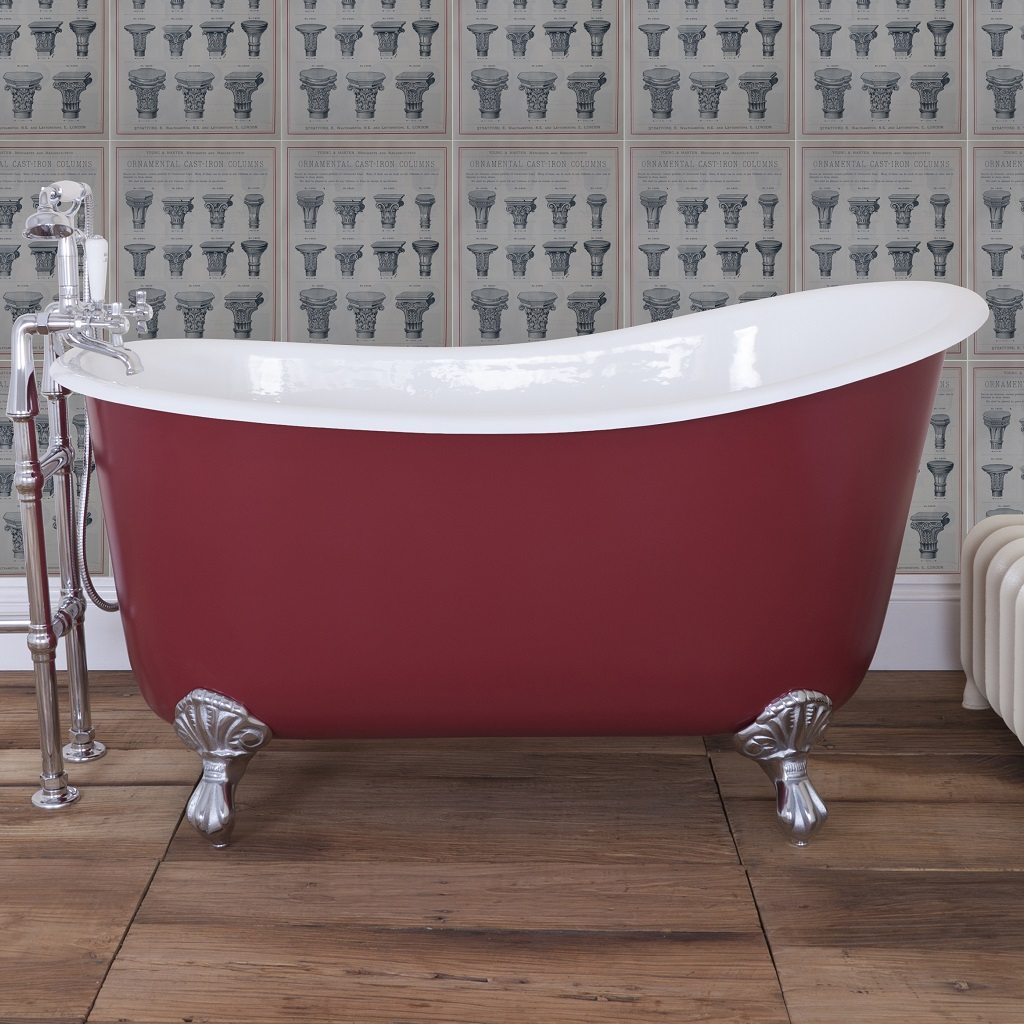 Cast Iron Deep Tub Bath 1370mm Old Fashioned Bathrooms
