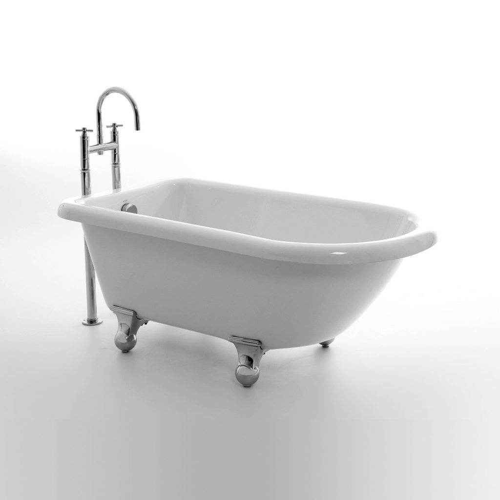 Orlando Acrylic Roll Top Bath 1380mm Old Fashioned Bathrooms