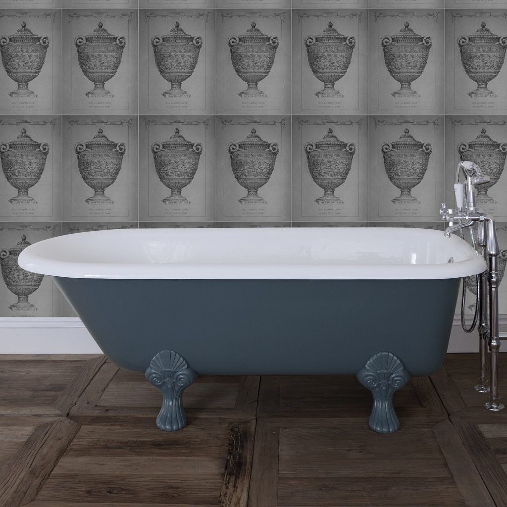 small cast iron bath