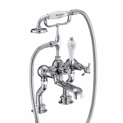 Burlington Anglesey Regent Bath Shower Mixer - Deck Mounted