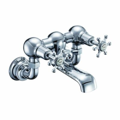 Burlington Birkenhead Regent bath filler - wall mounted