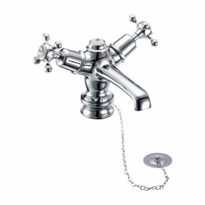 Burlington Claremont Regent Basin Mixer with Plug and Chain