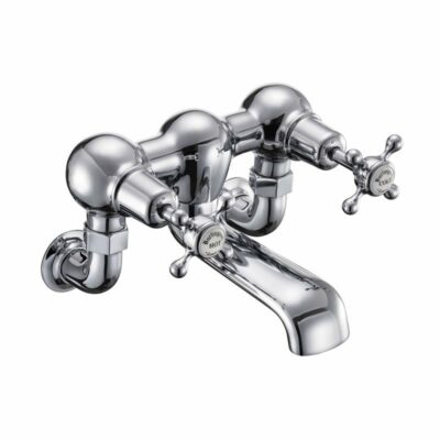 Burlington Claremont bath filler - wall mounted