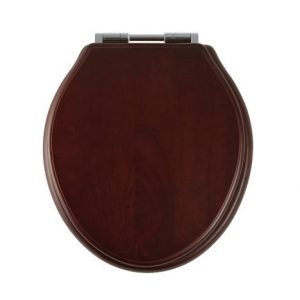 mahogany toilet seat