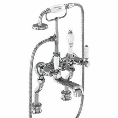 Burlington Kensington Regent bath shower mixer - deck mounted