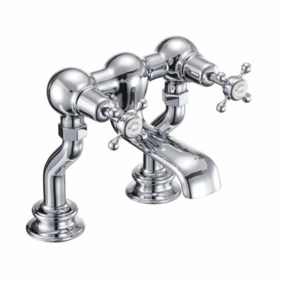 Burlington Claremont Regent bath filler - deck mounted