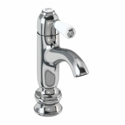 Burlington Chelsea Regent curved basin mono tap without pop up waste