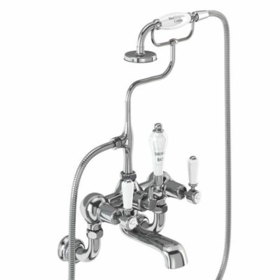 Burlington Kensington Regent bath shower mixer - wall mounted