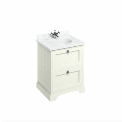 Burlington Freestanding 65 Vanity Unit - Carrara Top