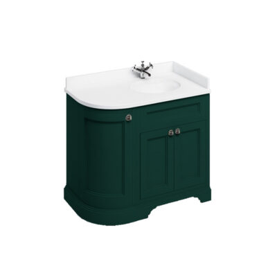 burlington-matt-green-freestanding-100-curvec-corner-vanity-unit