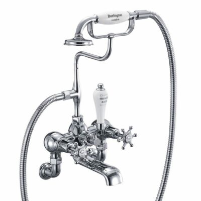 Burlington Birkenhead bath shower mixer - wall mounted