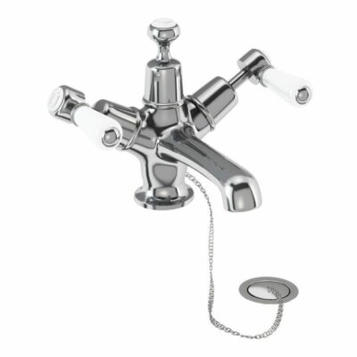Burlington Kensington Basin Mixer with Plug and Chain Waste