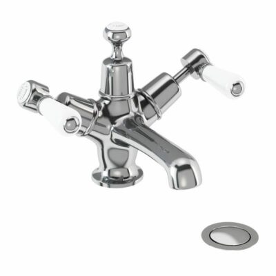 Burlington Kensington Basin Mixer with Click-Clack Waste