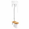 Burlington High Level Toilet - Pull & Chain - Single Flush
