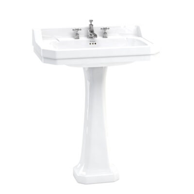 Edwardian 80cm basin with classic pedestal