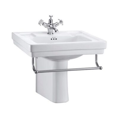 Burlington Contemporary 57.5cm Basin & Semi Pedestal - Image 2