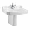 Burlington Edwardian 61cm Basin with Semi Pedestal