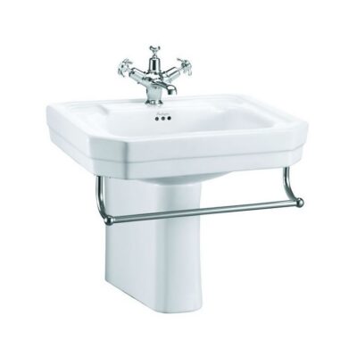 Burlington Victorian 56cm Basin with Semi Pedestal - Image 2