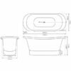 Copper Normandy Bateau Bath - Copper Exterior & Nickel Interior - Image 8