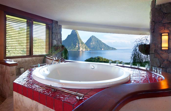 Bathroom with a view. B2B website